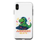 Jurassic Beats T-Rex DJ - Mixeur de Musique Dinosaure Rugissant Coque pour iPhone XS Max