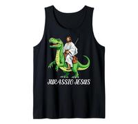 Jurassic Jesus Funny Christian Funny Jesus A Funny T-Rex Débardeur