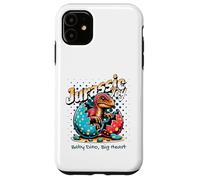 Jurassic Joy Baby Dinosaur Big Heart Cute Dino Art Coque pour iPhone 11