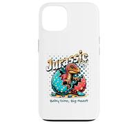 Jurassic Joy Baby Dinosaur Big Heart Cute Dino Art Coque pour iPhone 13