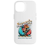 Jurassic Joy Baby Dinosaur Big Heart Cute Dino Art Coque pour iPhone 14