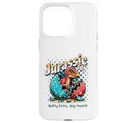 Jurassic Joy Baby Dinosaur Big Heart Cute Dino Art Coque pour iPhone 15 Pro Max