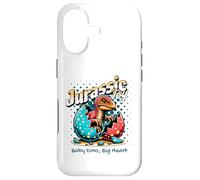 Jurassic Joy Baby Dinosaur Big Heart Cute Dino Art Coque pour iPhone 17