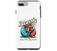Jurassic Joy Baby Dinosaur Big Heart Cute Dino Art Coque pour iPhone 7 Plus/8 Plus