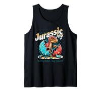 Jurassic Joy Baby Dinosaur Big Heart Cute Dino Art Débardeur