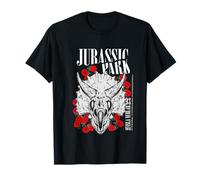 Jurassic Parc 2025 Skull Roses Art T-Shirt