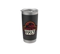 Jurassic Park 1993 Bold Logo Gobelet isotherme en acier inoxydable double paroi