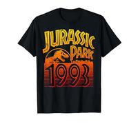 Jurassic Park 1993 Retro Poster T-Shirt, Homme, Noir, 3XL