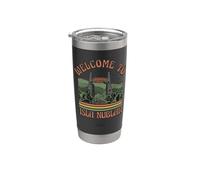 Jurassic Park 30e anniversaire Bienvenue à Isla Nublar Gobelet isotherme en acier inoxydable double paroi