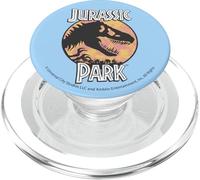 Jurassic Park Blue And Orange Retro Rex PopSockets PopGrip pour MagSafe