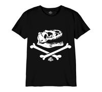 Jurassic Park BOJUPAMTS040 T-Shirt, Noir, 8 Ans Garçon