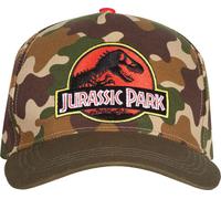 Jurassic Park - Casquette de baseball Logo HE3188 (Taille unique) (Vert/Brun/Rouge)