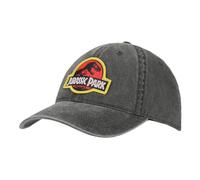 Jurassic Park Casquette de baseball non structurée avec logo classique (58 cm), Logo Jpa Classic, taille unique
