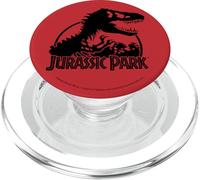 Jurassic Park Classic T-Rex Skeleton Logo PopSockets PopGrip pour MagSafe