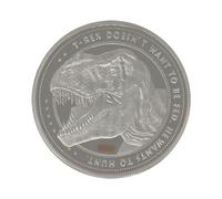 Jurassic Park Collectable Coin 25th Anniversary T-Rex (silver plated) Iron World