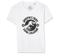 Jurassic Park Cotton Division Officiel 1993 imprimé T-Shirt pour garçons - Col Rond Manches Courtes Coton Doux Confortable Mode Active pour Enfants, 1993_Blanc_1,12 Ans