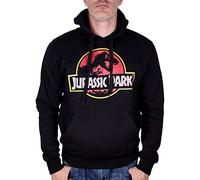 Jurassic Park « Jurassic Logo » MEJUPAMSW004 Sweat Unisexe, Noir, Taille L