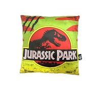 SD TOYS - Coussin carré Logo Voiture Jurassic Park - Emballage sous Vide - Dimensions 45 x 45 cm