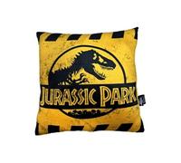 Jurassic Park - Coussin Caution Logo Jurassic Park 45 cm