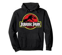 Jurassic Park Distressed Vintage Logo Sweat à Capuche