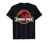 Jurassic Park Distressed Vintage Logo T-Shirt