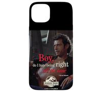 Jurassic Park Dr. Ian Malcolm Right All The Time Coque pour iPhone 15 Plus