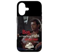 Jurassic Park Dr. Ian Malcolm Right All The Time Coque pour iPhone 17