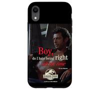 Jurassic Park Dr. Ian Malcolm Right All The Time Coque pour iPhone XR