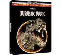 Jurassic Park - 4k Ultra Hd + Blu-Ray - Édition Boîtier Steelbook 30ème Anniversaire