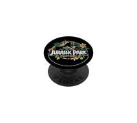 Jurassic Park Floral Tropical Fossil Logo PopSockets PopGrip Adhésif