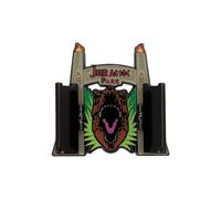 Jurassic Park Gates Badge à épingle spécial à charnière Édition limitée - Numéroté individuellement - Produit sous licence officielle
