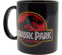 Jurassic Park - Gobelet à café, logo TA8586 (taille unique) (Noir/Rouge/Blanc)