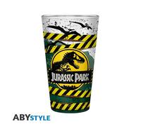 JURASSIC PARK - Grand Verre - 400ml -Danger Haute Tension -