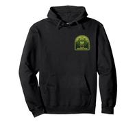 Jurassic Park Green Entrance Pocket Hit Sweat à Capuche