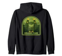 Jurassic Park Green Entrance Sweat à Capuche