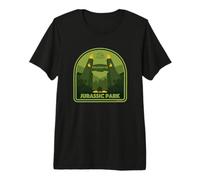 Jurassic Park Green Entrance T-Shirt Haut de Gamme