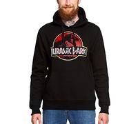Jurassic Park Homme Mejupamsw004 Sweatshirt À Capuche, Noir, S EU