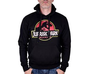 Jurassic Park Homme Mejupamsw004 Sweatshirt À Capuche, Noir, XL EU
