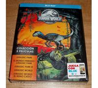 Jurassic Park + Jurassic World Collection 5 Films 5 Blu-Ray Neuf A-B-C