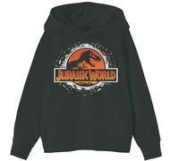 Jurassic Park Jurassic World Sweat à Capuche pour garçons Tailles 4-7, Noir Phantom, 5-6