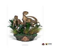 JURASSIC PARK - Just The Two Raptors 1/10 Deluxe Art Scale Statue Iron Studios