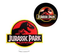 Jurassic Park Lampe Lumière de Bureau ou Murale Officielle pour Film Classique, Décor pour Amateurs de Dinosaures, Cadeau pour Fans du Film, USB ou Piles
