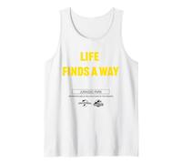 Jurassic Park Life Finds a Way T-Rex Front & Back Débardeur