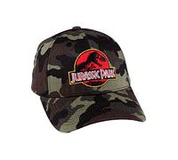 Jurassic Park Logo Camouflage Homme Casquette Multicolore 100% Coton