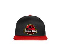 Jurassic Park Logo Classique Rouge avec T-Rex Casquette Snapback