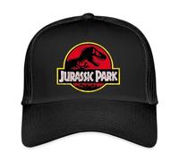 Jurassic Park Logo Classique Rouge avec T-Rex Casquette Trucker