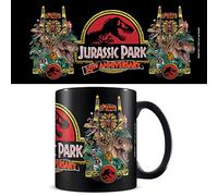 Pyramid International Jurassic Park Mug en céramique avec coffret cadeau Motif logo 30e anniversaire Noir 325 ml