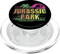 Jurassic Park Neon Gradient Scene PopSockets PopGrip pour MagSafe