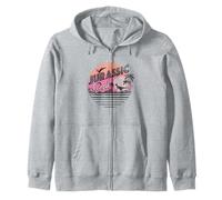 Jurassic Park Neon Sunset Retro Style Logo Sweat à Capuche