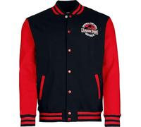 jurassic_park - Noir et Rouge Veste Homme - S, Noir/Rouge/Couleur, M